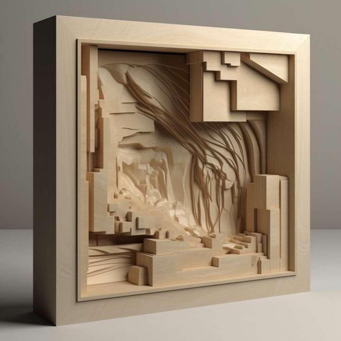 نموذج ثلاثي الأبعاد لآلة CNC 3D Art 